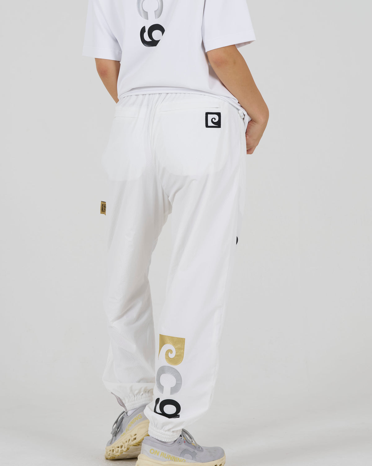 pierre cardin golf × ESTNATION logodesign long pants｜WHITE