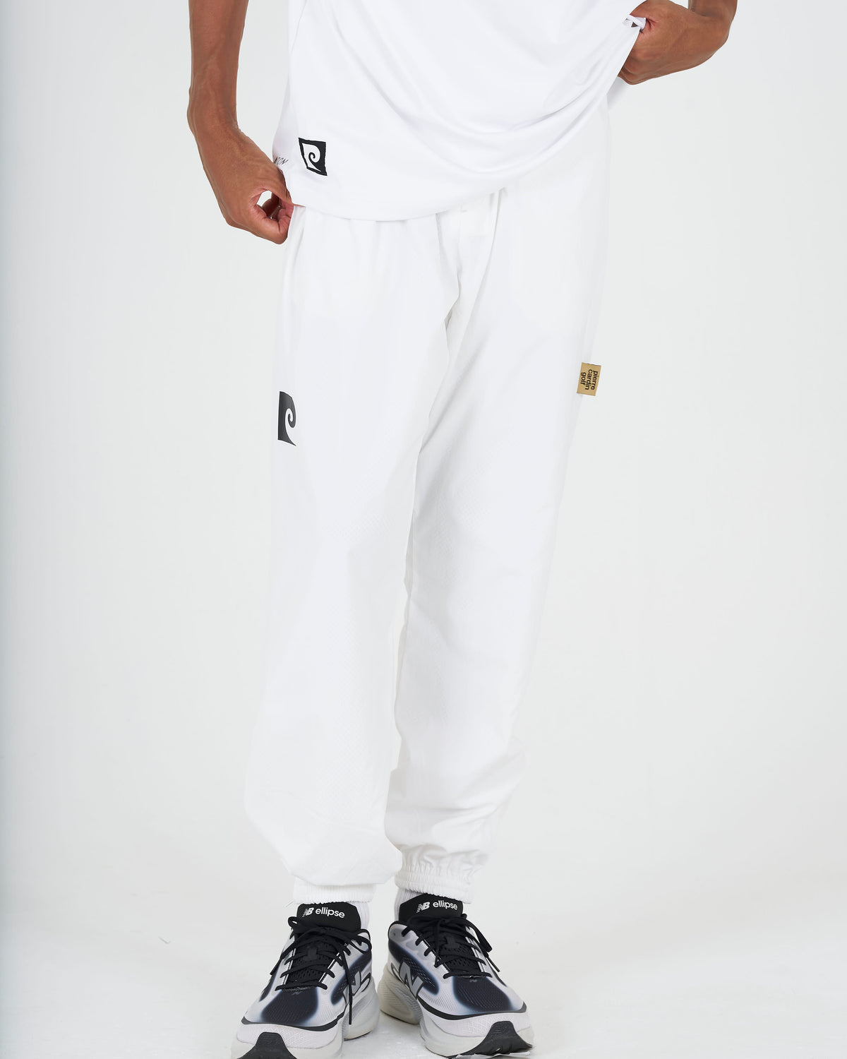 pierre cardin golf × ESTNATION logodesign long pants｜WHITE