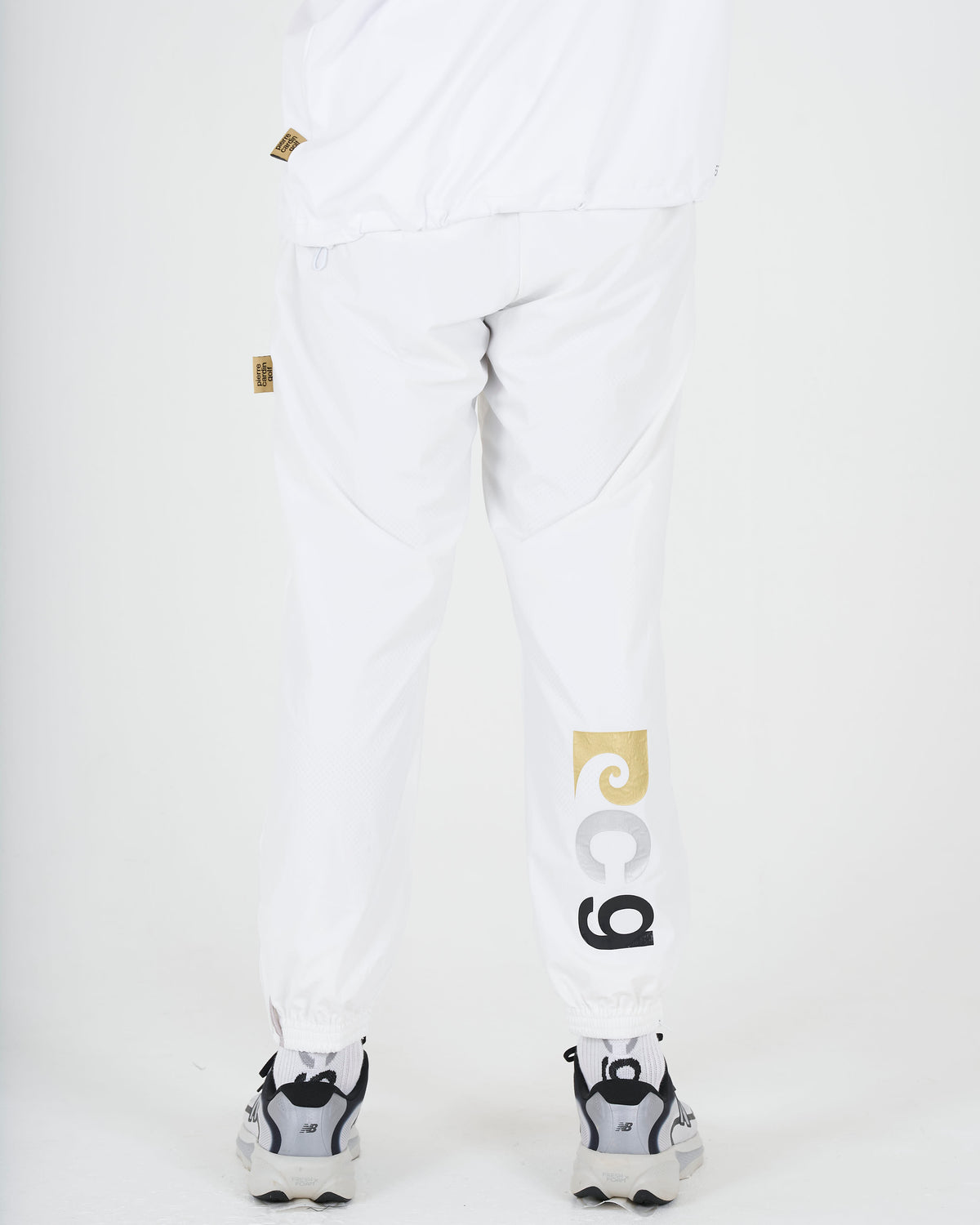 pierre cardin golf × ESTNATION logodesign long pants｜WHITE