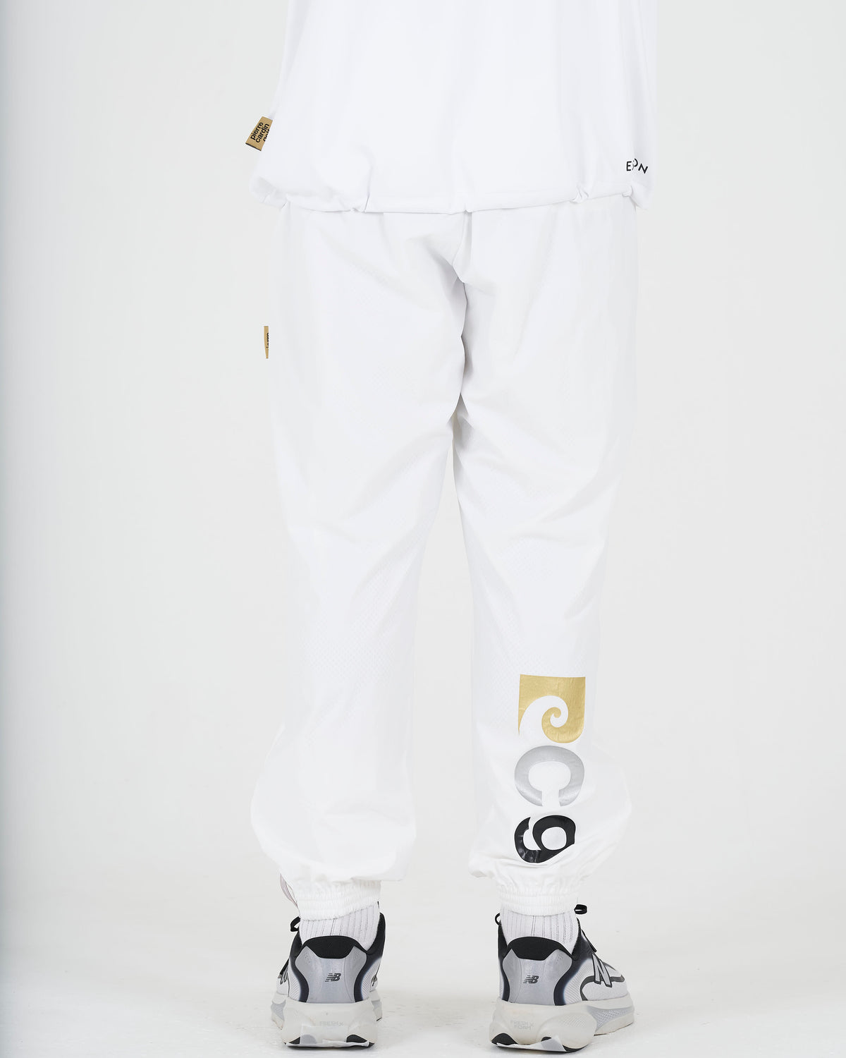 pierre cardin golf × ESTNATION logodesign long pants｜WHITE