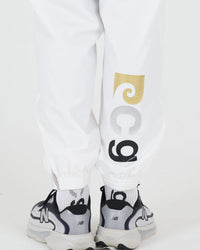 pierre cardin golf × ESTNATION logodesign long pants｜WHITE