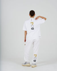 pierre cardin golf × ESTNATION logodesign long pants｜WHITE
