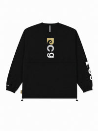 pierre cardin golf × ESTNATION logodesign long sleeve piste｜BLACK