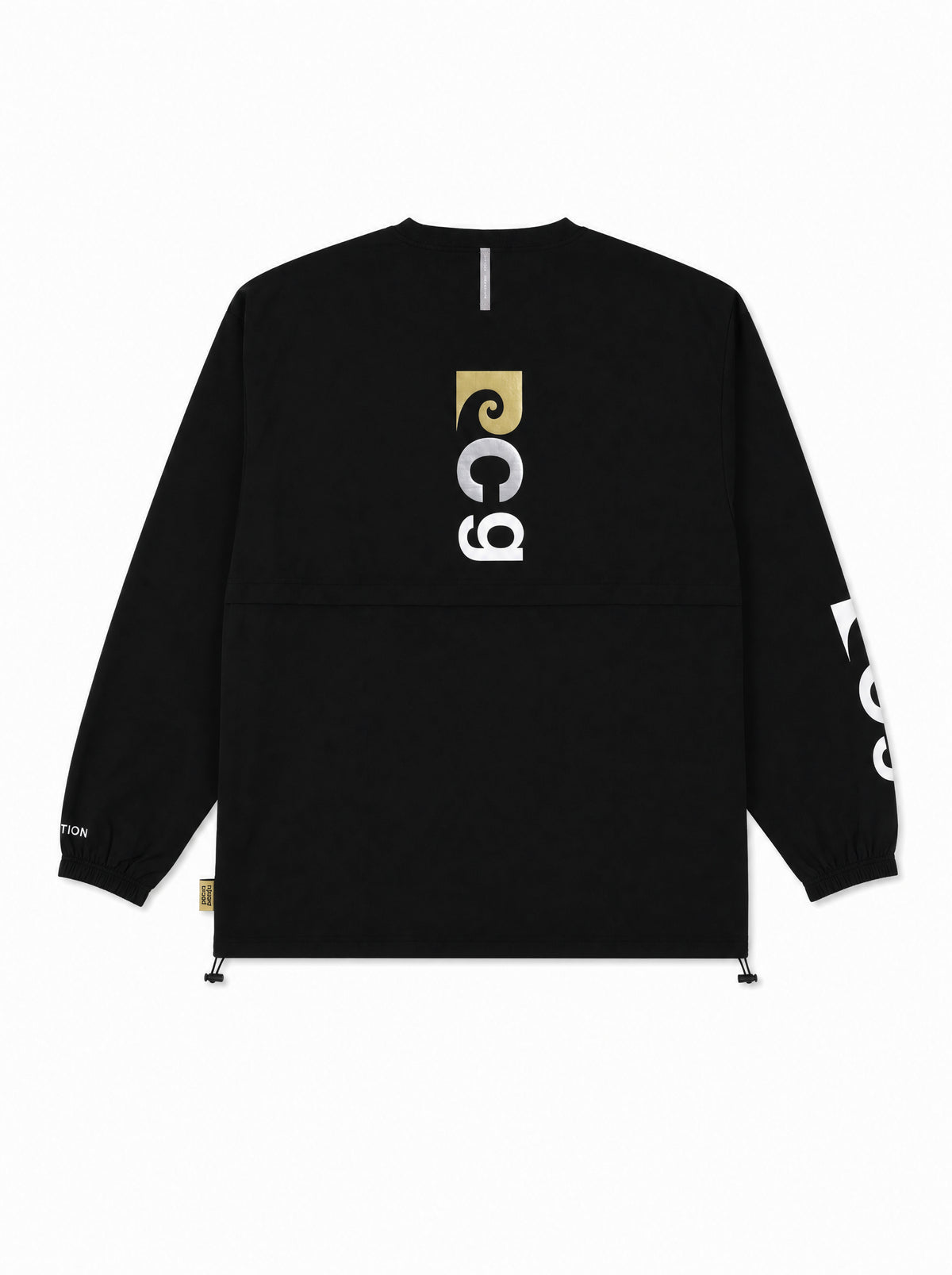 pierre cardin golf × ESTNATION logodesign long sleeve piste｜BLACK