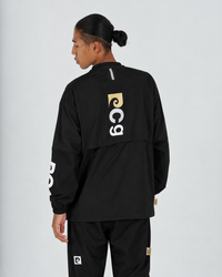 pierre cardin golf × ESTNATION logodesign long sleeve piste｜BLACK
