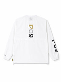 pierre cardin golf × ESTNATION logodesign long sleeve piste｜WHITE