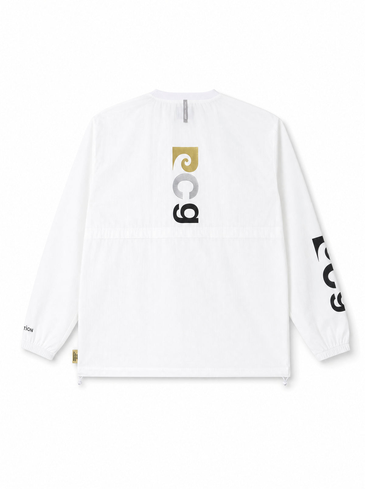 pierre cardin golf × ESTNATION logodesign long sleeve piste｜WHITE