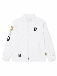 pierre cardin golf × ESTNATION logodesign long sleeve zip blouson｜WHITE