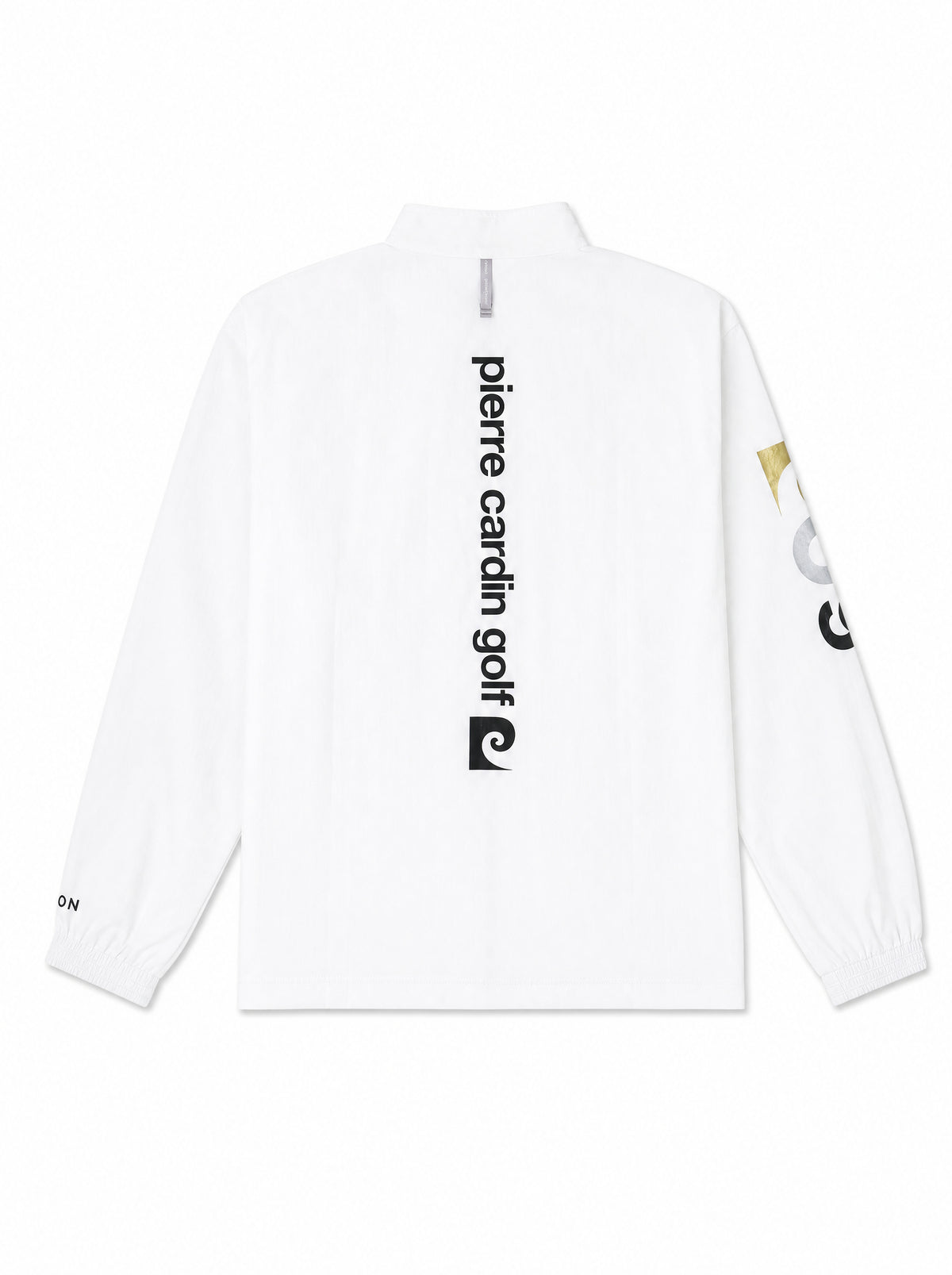 pierre cardin golf × ESTNATION logodesign long sleeve zip blouson｜WHITE