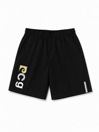 pierre cardin golf × ESTNATION logodesign short pants｜BLACK