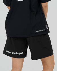 pierre cardin golf × ESTNATION logodesign short pants｜BLACK
