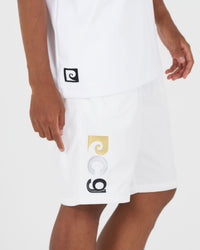 pierre cardin golf × ESTNATION logodesign short pants｜WHITE