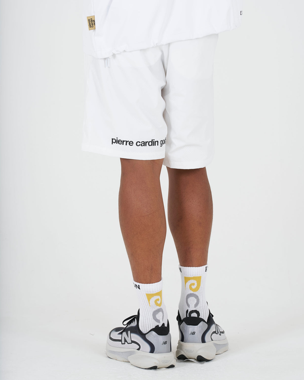pierre cardin golf × ESTNATION logodesign short pants｜WHITE