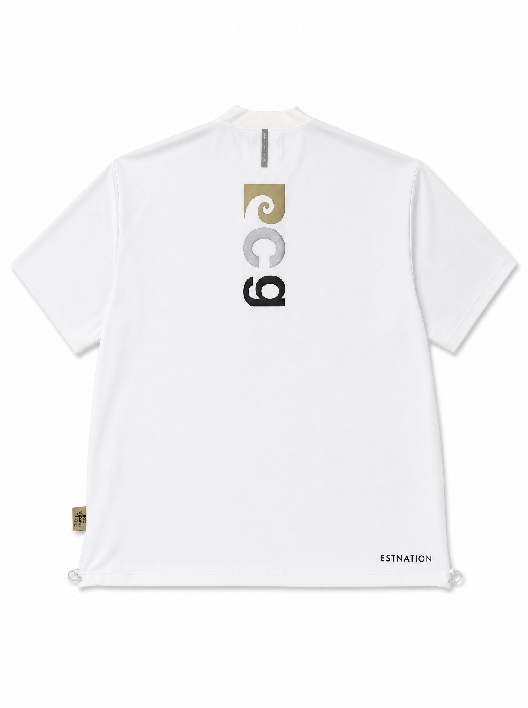 pierre cardin golf × ESTNATION logodesign short sleeve mock neck