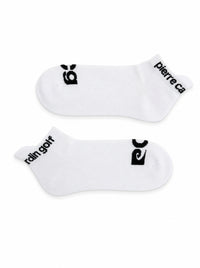pierre cardin golf logo short sox｜WHITE
