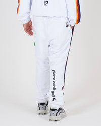pierre cardin multi line easy long pants｜WHITE