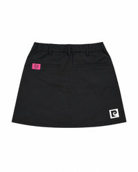 pierre cardin multi line skirt｜BLACK