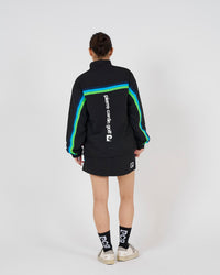 pierre cardin multi line skirt｜BLACK