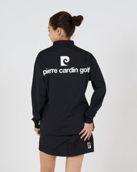 pierre cardin multi line skirt｜BLACK