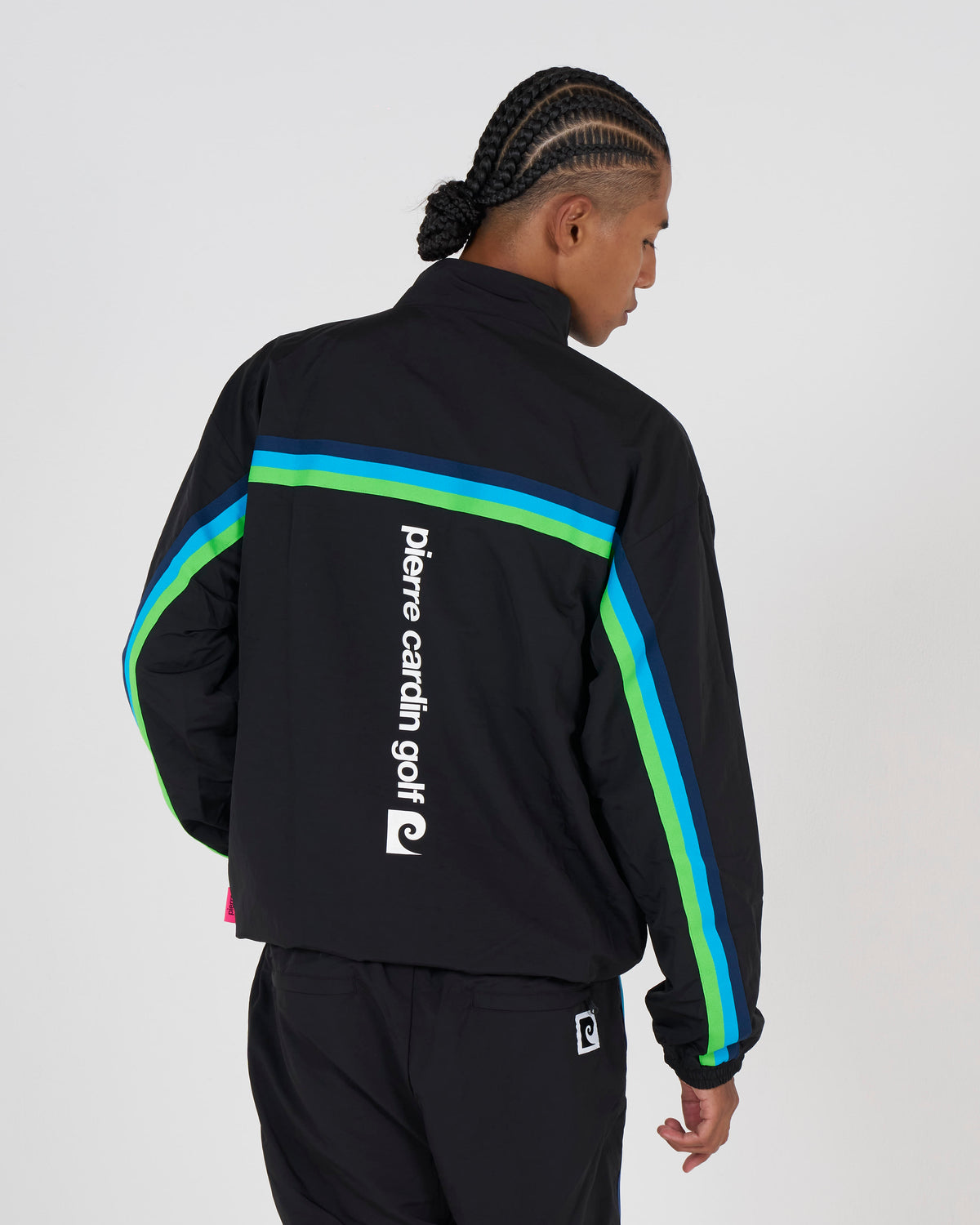 pierre cardin multi line zipup blouson｜BLACK