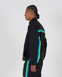 pierre cardin multi line zipup blouson｜BLACK