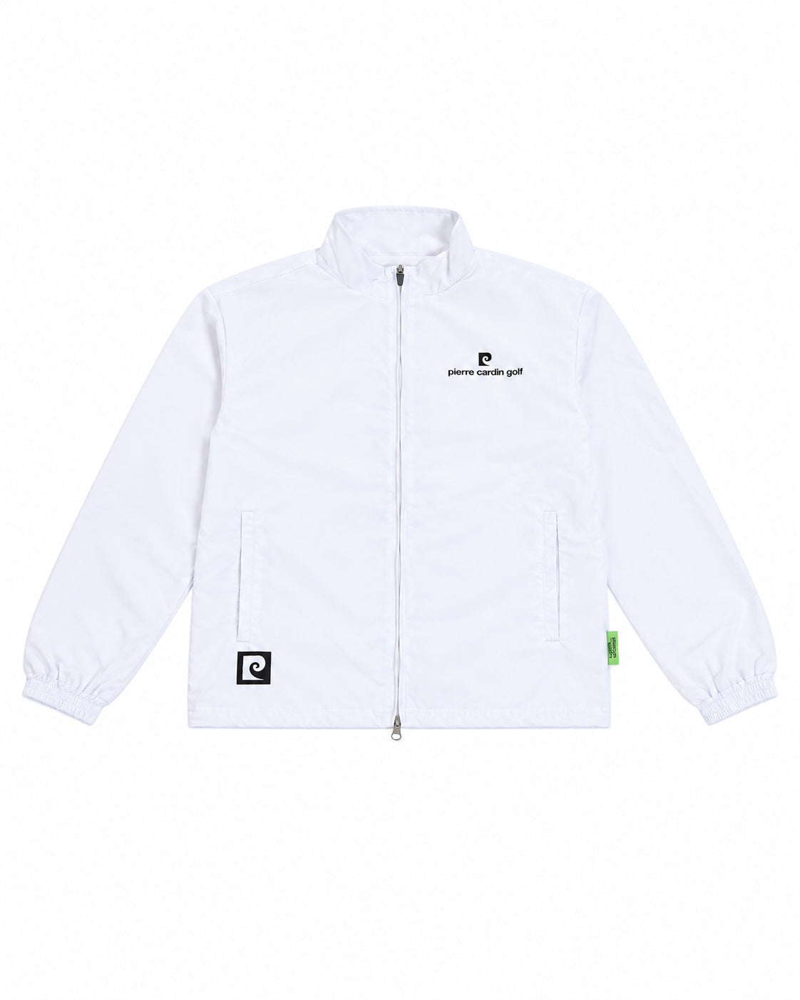 pierre cardin multi line zipup blouson｜WHITE