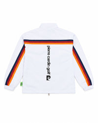 pierre cardin multi line zipup blouson｜WHITE