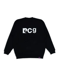 P logo sweat |BLACK