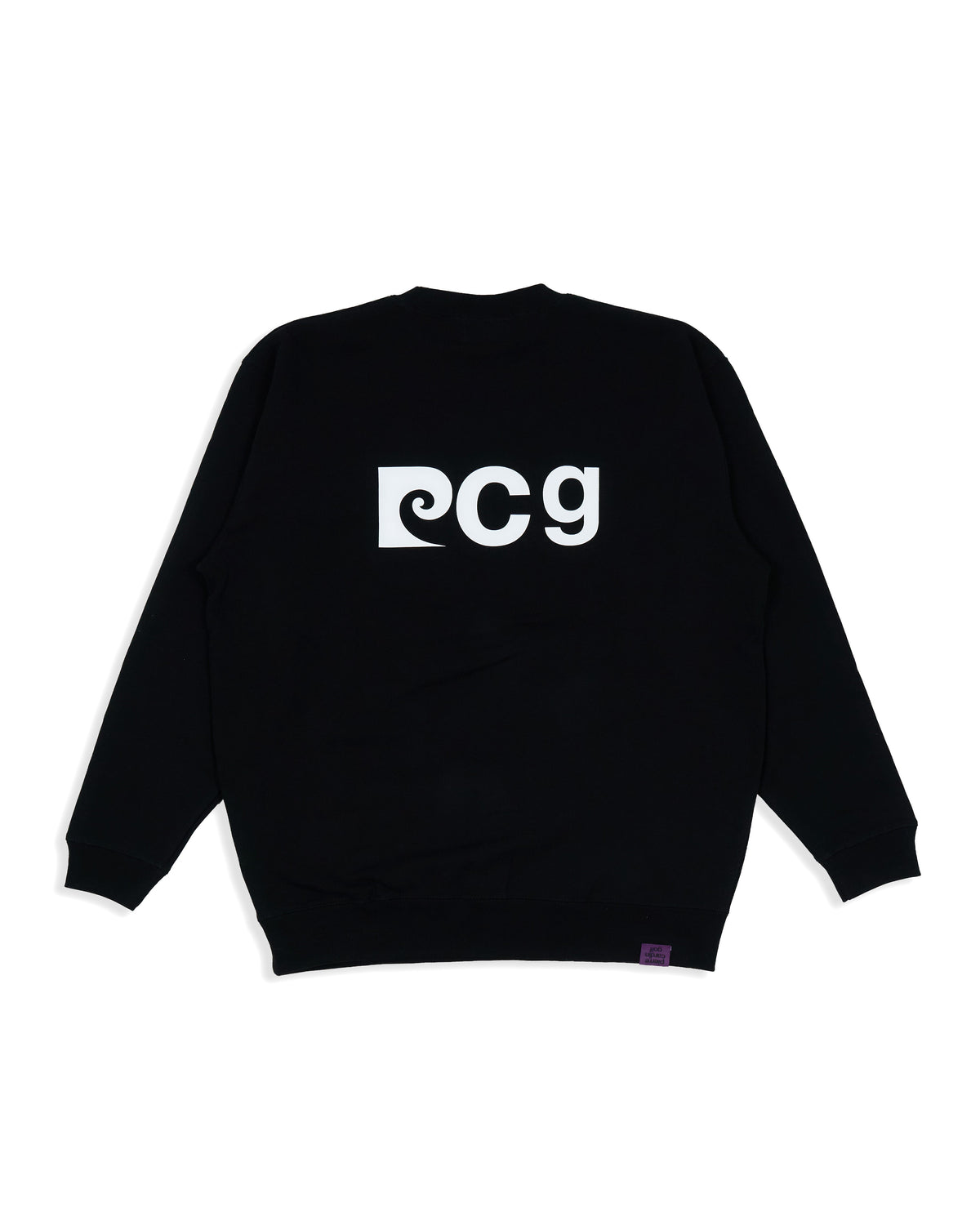 P logo sweat |BLACK